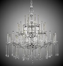  CH5545-G-38G-ST - 6+12+18 Light Three Tier Kaya Chandelier